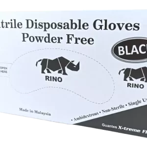 guante de nitrilo rino negro xtreme flex